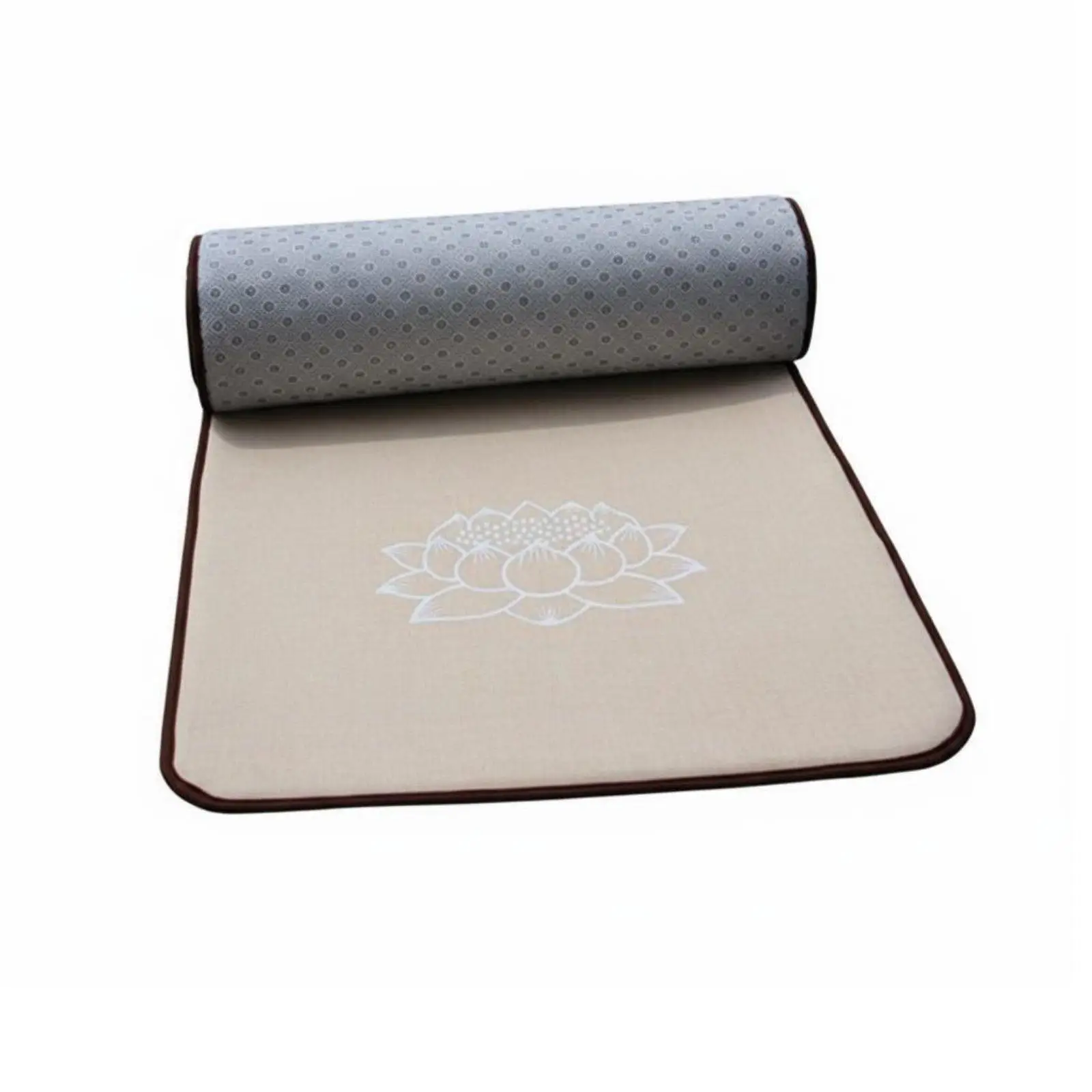 Premium Nano Linen Buddhist Prostration Cushion Joint Protection Sponge Core for Daily Spiritual Practice Prayer Room