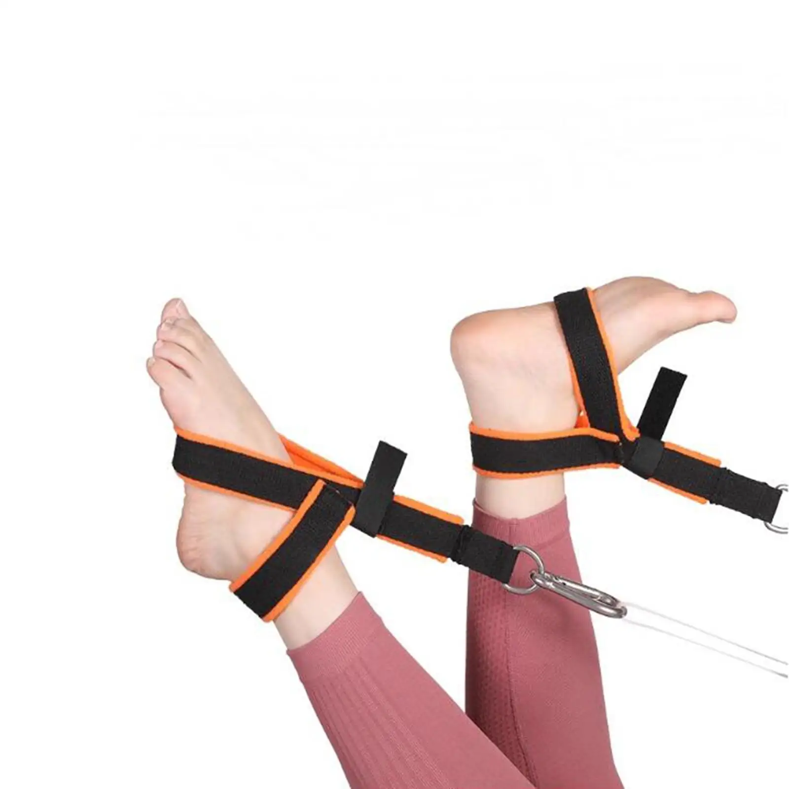 Resistance Loop Pilates Strap Polar Fleece Workout Equipment Elastic Band for Home Gym Flexibility Training