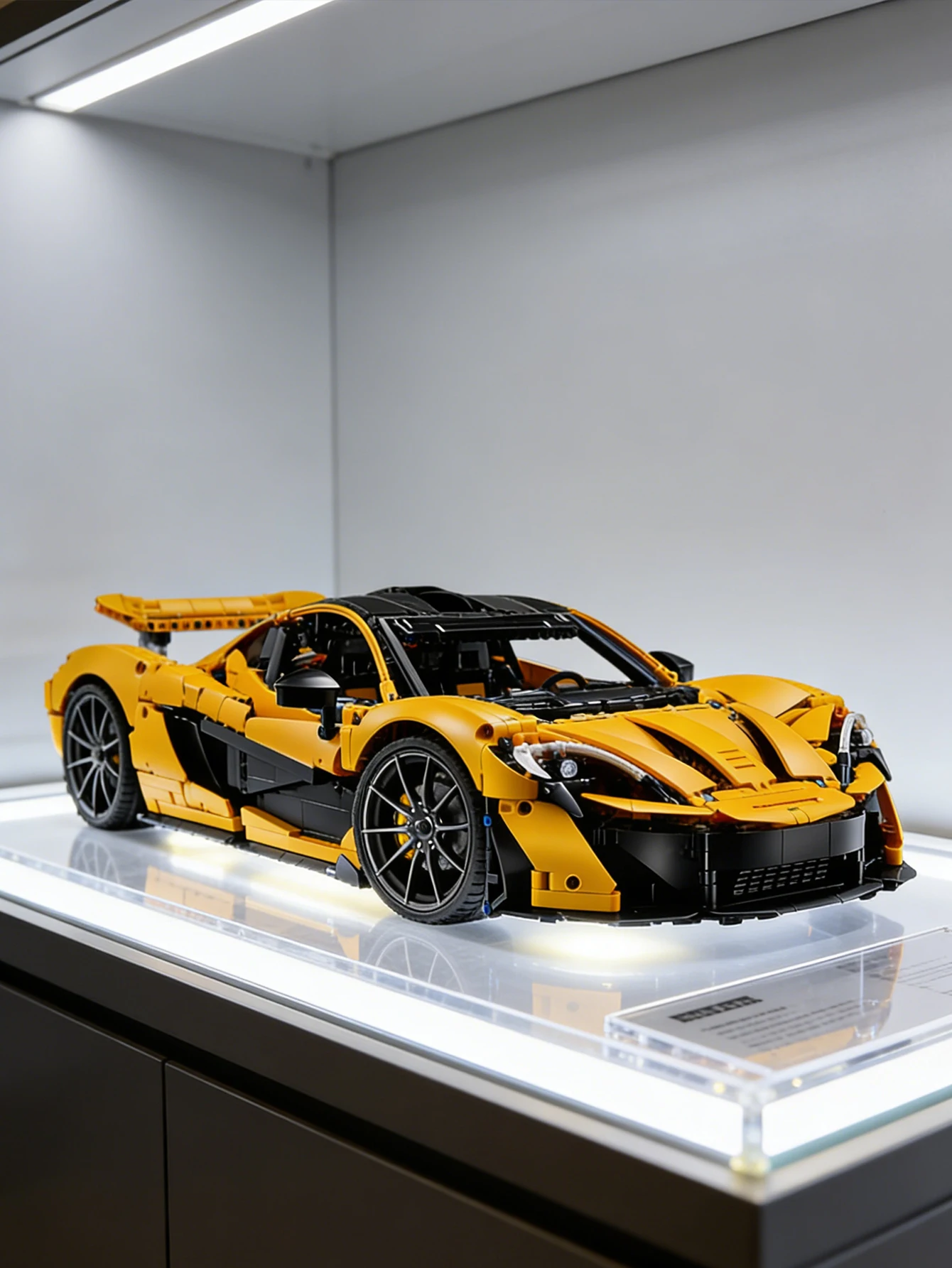 

Building block racing cars / Building block cars / Golden / Beautiful tabletop model cars / Birthday gift / Gift for children