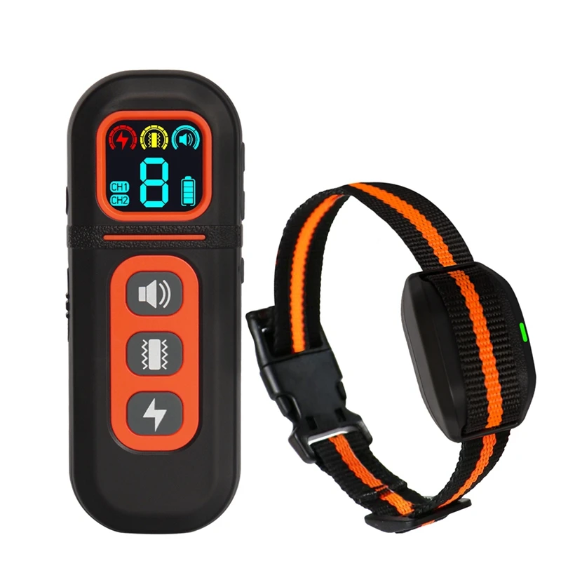 Smallest Lightest Training Collar For Small Dogs 5-15Lbs, With Shock, Vibration, Sound 3 Modes, Rechargeable