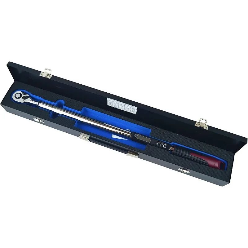 home.ARM303-4A-340 مفتاح عزم الدوران الرقمي عالي التحمل مقاس 1/2 بوصة مع صفارة وإشعار فلاش LED - معايير ISO 6789 #6