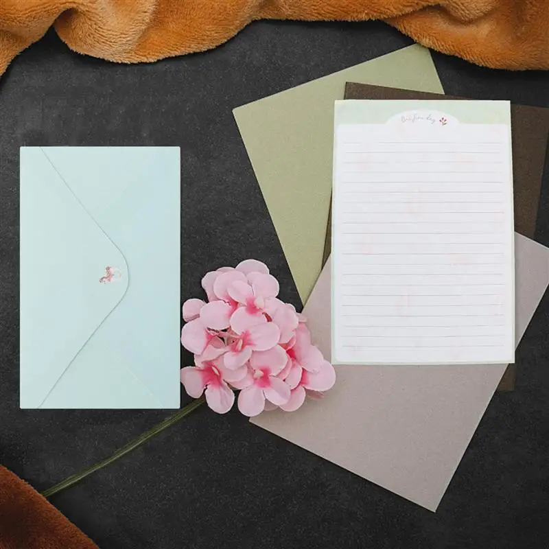 Ensemble d\'enveloppes en papier pour l\'écriture, belle lettre A5, 54 pièces