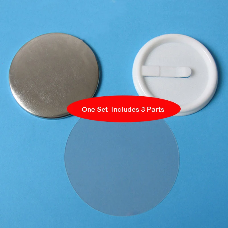 

100pcs 58mm 2.25inch Insert button badges blank material , DIY insert badges parts 58mm