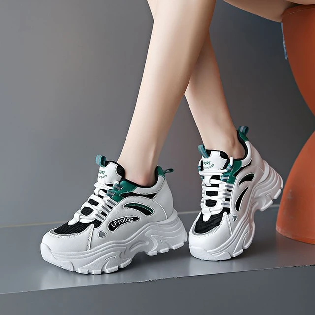 Women's orders sneakers with high heel