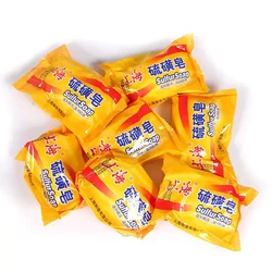 Sabão do enxofre de Shanghai para o banho, óleo-controle, acne, eczema, anti fungo, facial, barato, alvejante, saudável, 85g, original
