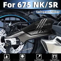 Para CFMOTO 675SR/NK cfmoto 675sr/nk motocicleta esmerilado cubierta de cadena de brazo oscilante calcomanía eje giratorio pegatinas de basculante