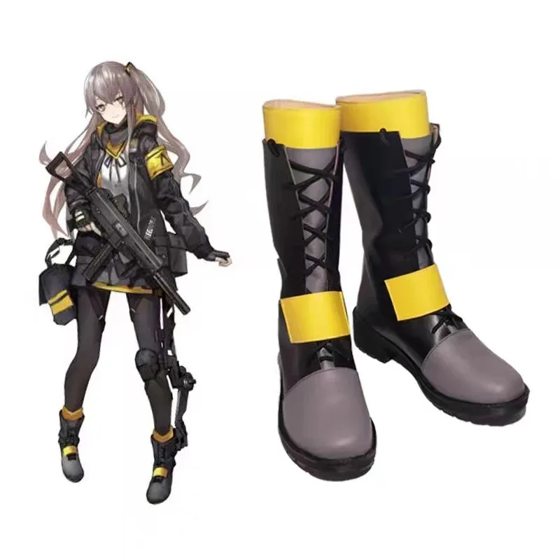 

Girls Frontline Ump45 Cosplay Boots Halloween Carnival Custom Made Shoes