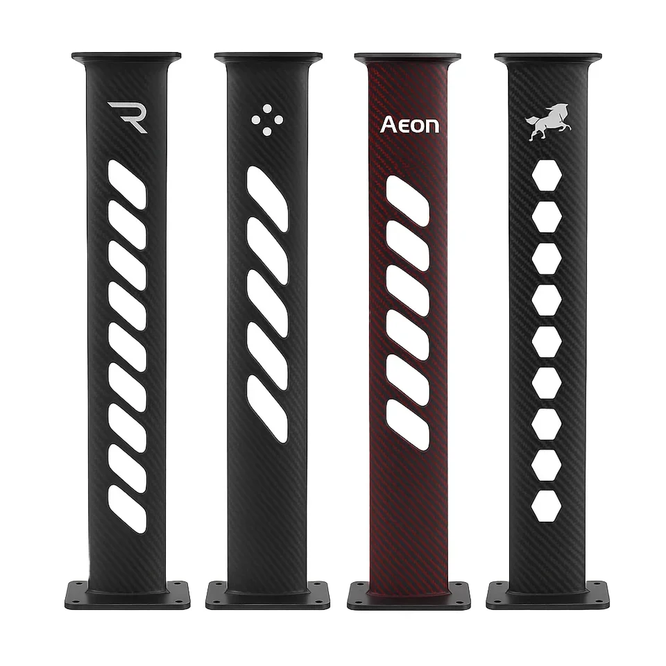 Customized Carbon Fiber Mast Aluminum  Strut Support Beam for Surf/Wing/E- Board for Ocean Waters