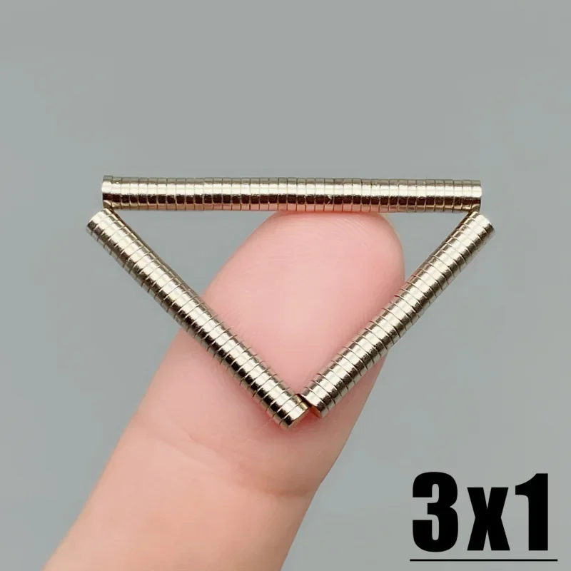 3x1mm Magnet 100-10000pcs 3*1mm Magnet Accessory N35 NdfeB Neodymium Permanent Magnetic Imanes Magnet Fridge Magnets
