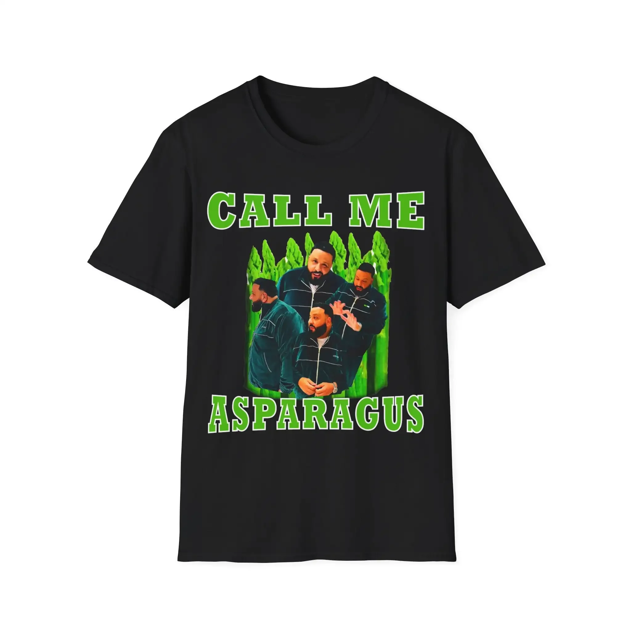 Dj Khaled Call Me Asparagus Vintage Design T Shirt Funny Meme 90S Rap Hip Hop