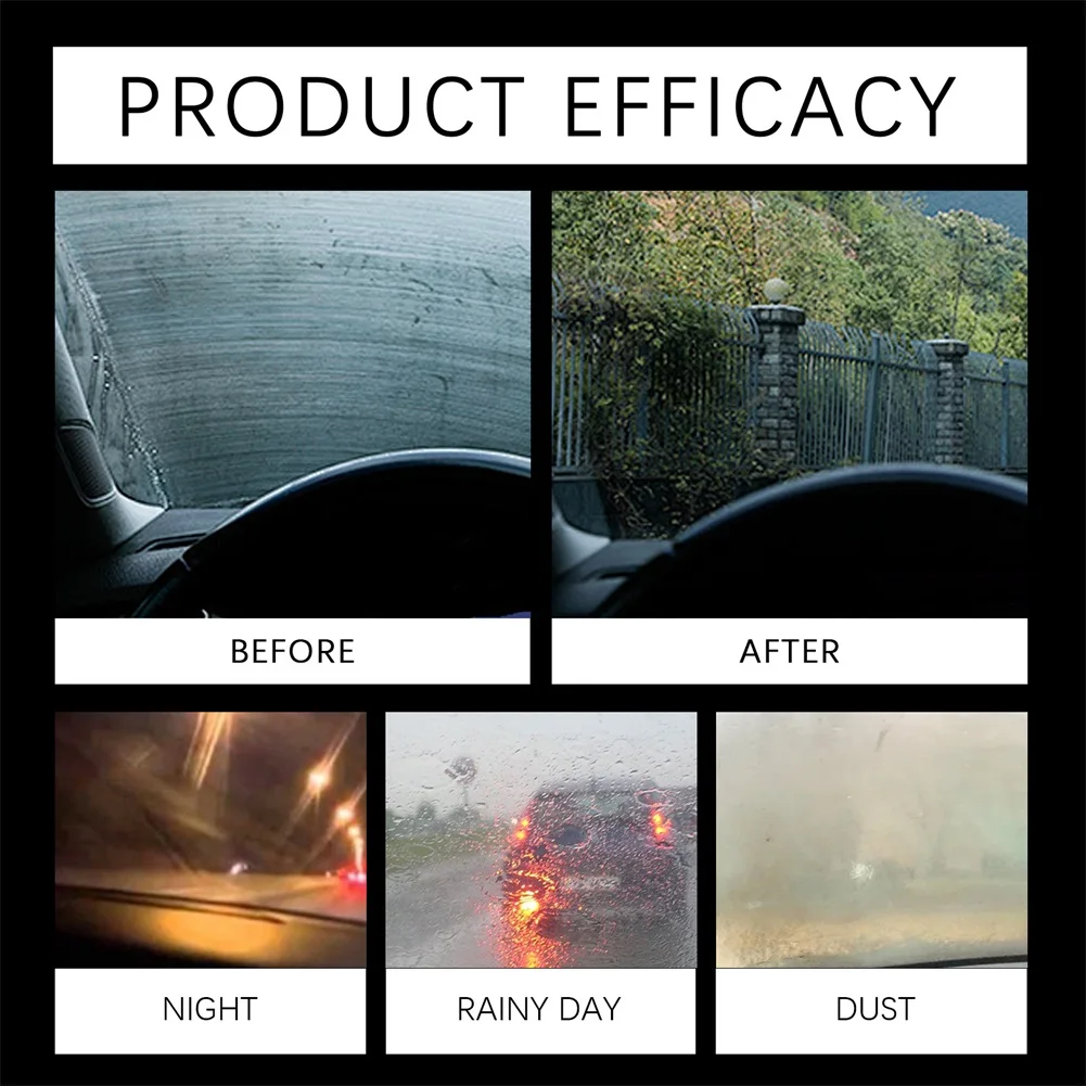 Automotive Glass Anti-Fog Stain Remover Kit Complete Kit For Comprehensive Glass Care For Car Care