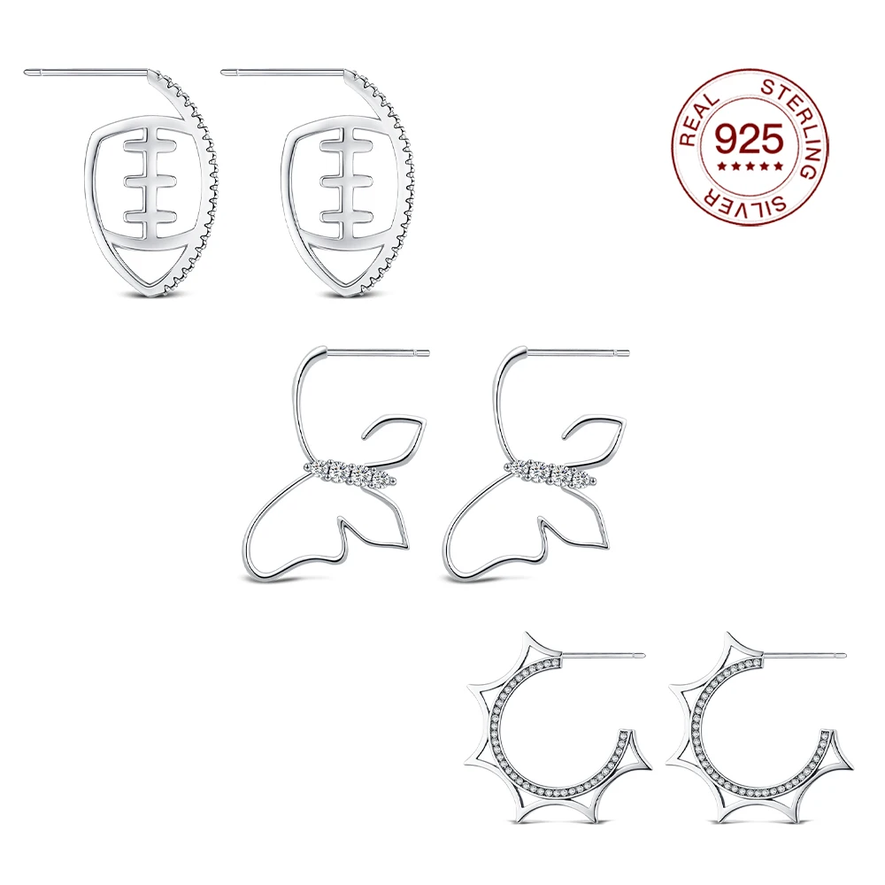 

Серьги S925 Серебро Сердце Бабочка Блестящие Цирконовые Серьги-гвоздики Женские Модные Ювелирные Изделия 2025 Тенденции