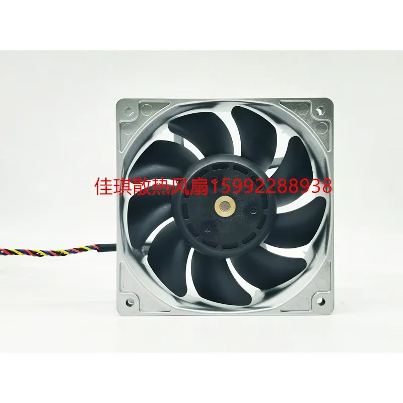 Sanyo Denki 9SG1212P1G03 DC 12V 4A 120X120X38mm 4-Wire Server Cooling Fan