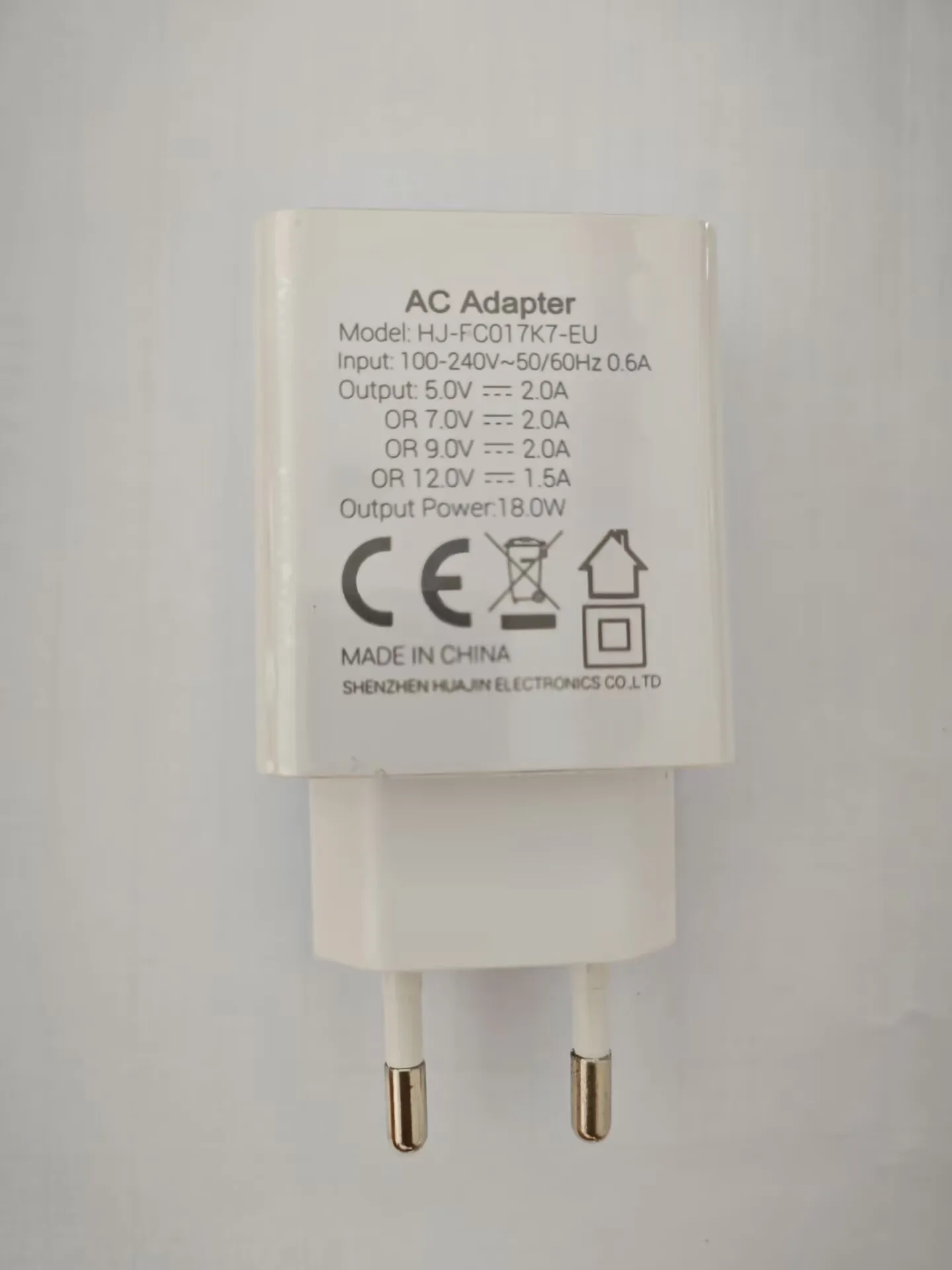 New Original OUKITEL WP6 WP7 Cell Phone 18W EU Charger Travel Adapter Plug