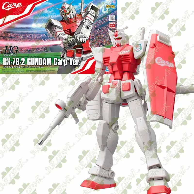 Oryginalny model Bandai GUNDAM HG Series RX-77-2 GUNCANNON Takuya Kai MODEL BLUE DESTINY UNIT2 Anime Figurka Akcji Model do Składania Zabawki