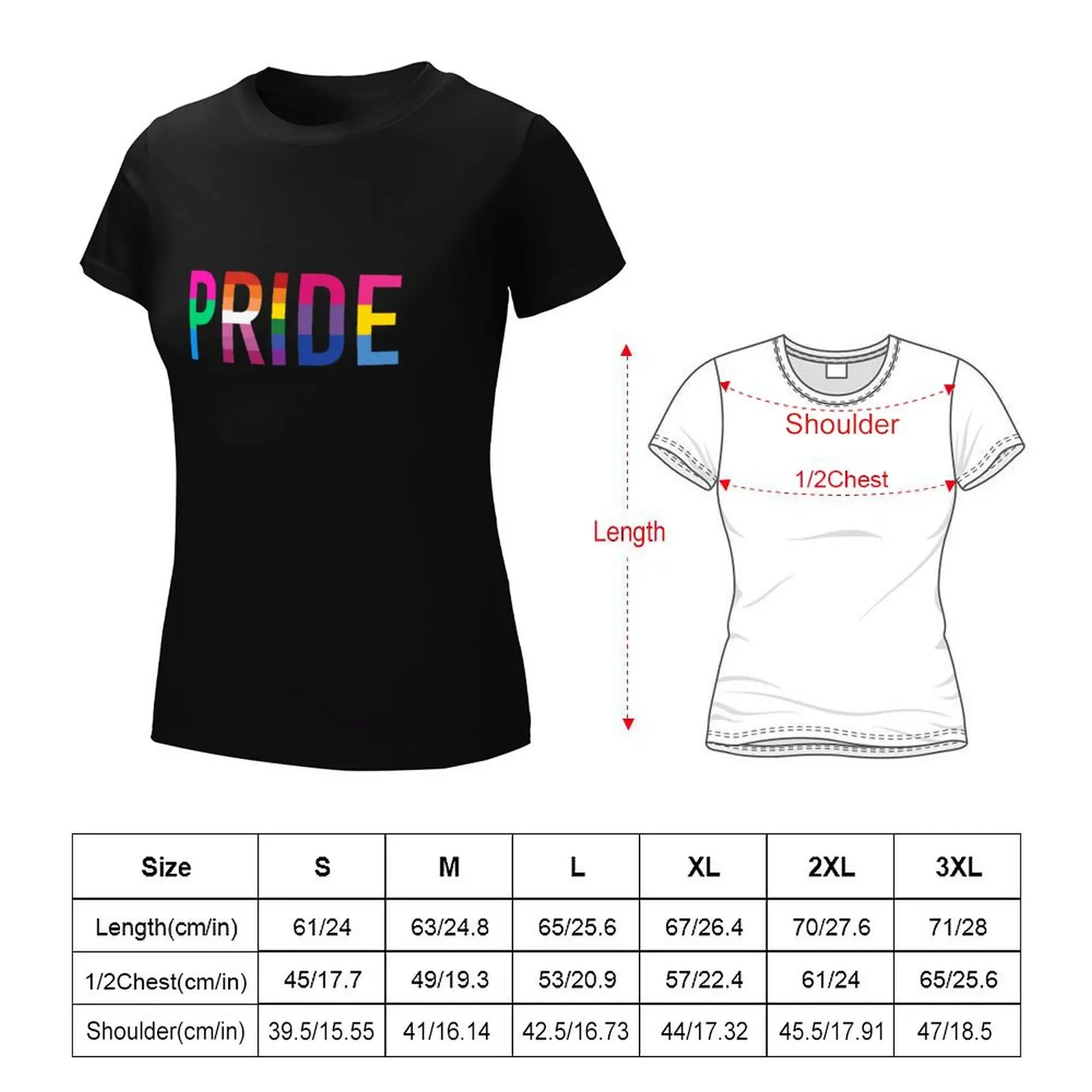 Orgullo, varias banderas Queer 8 camiseta para mujer, camisetas gráficas, camisetas de manga corta, moda para mujer