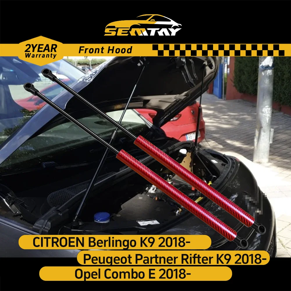 

Стойки капота SEMTAY, совместимые с 2018- CITROEN Berlingo K9/Peugeot Partner Rifter/Toyota ProAce CityOpel Combo E/