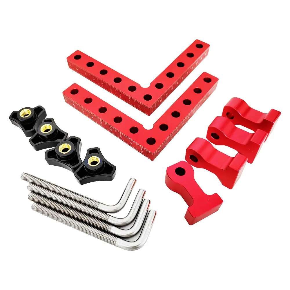 

Kit Abrazaras 90 Grados, Abrazaras Esquina 120 mm para Trabajar la Mara, Herramienta Posicionamiento en Áng