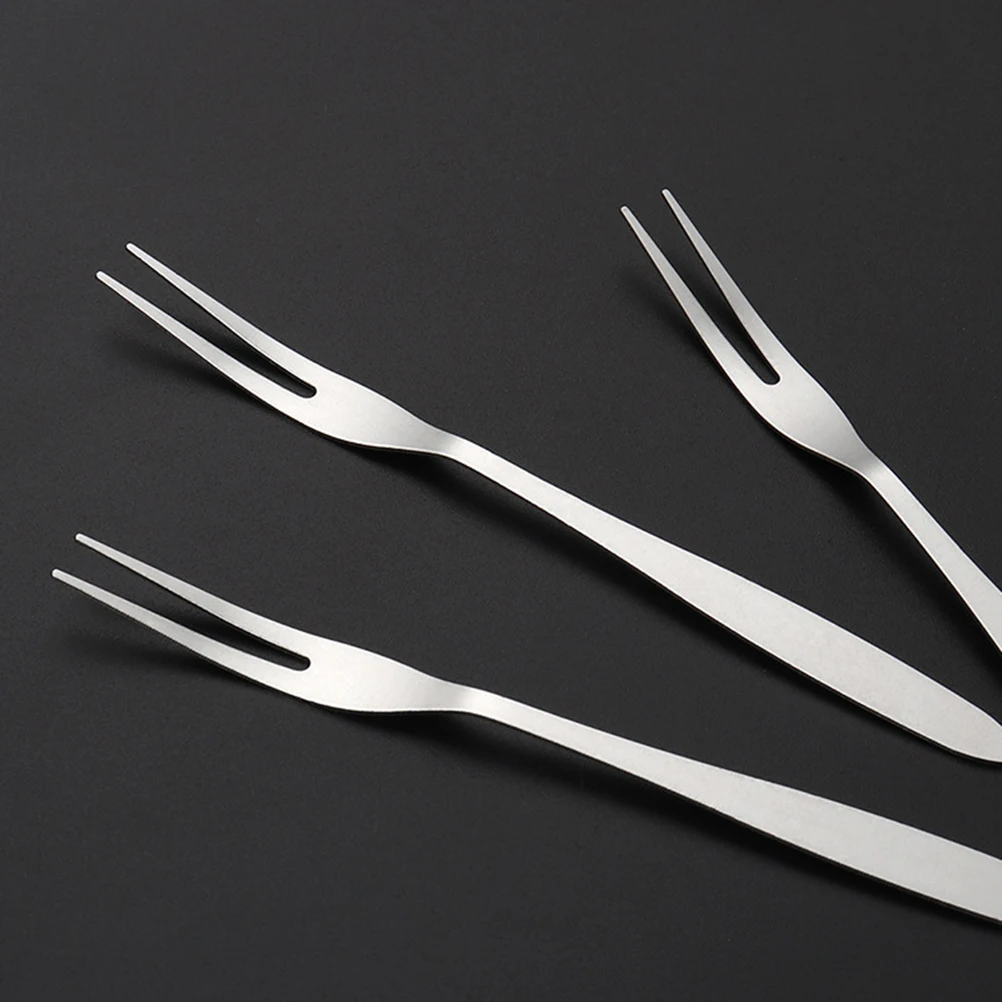

36 Pcs Stainless Steel Fruit Forks Reusable Salad Picks Party Wedding Home Use Cake Pastry Dessert Snack Kitchen Barware Set