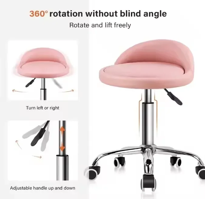 2026 Cheap Colorful Beauty Barber Chairs Tattoo Massage Salon Stool Adjustable Swivel Chair for Salon Workshop Home Office