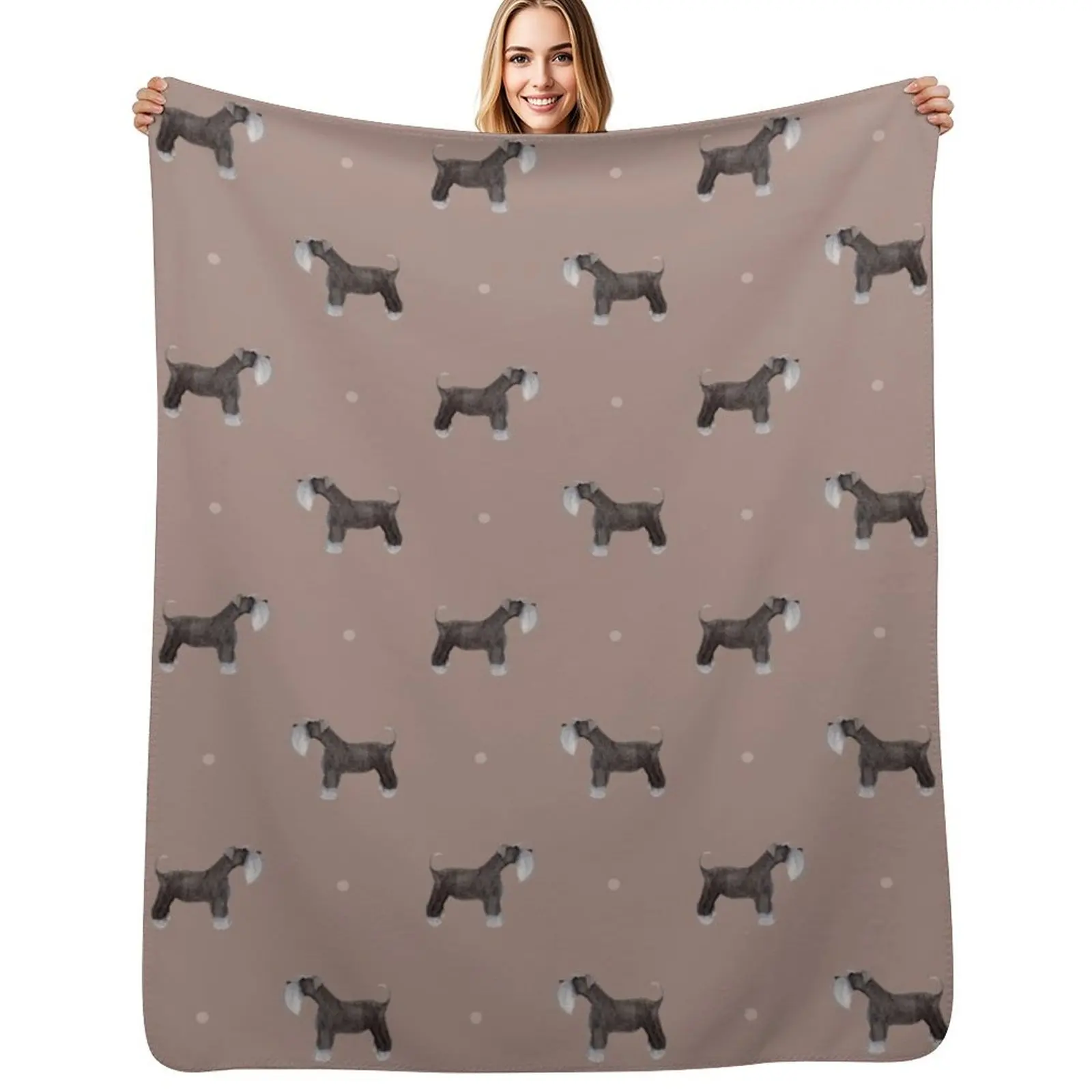 

Side facing Schnauzer Repeat Pattern Mushroom Pink Throw Blanket manga Extra Large Throw Beach Shaggy Blankets