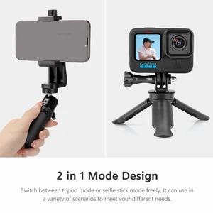 VAMSON Portable Mini Tripod Phone Stabilizer Portable Support for GoPro 11 10 9 Instal360 X3 DJI Action Camera Tik Tok Vlog 6 Main Sales Stabilizer Gopro - №2
