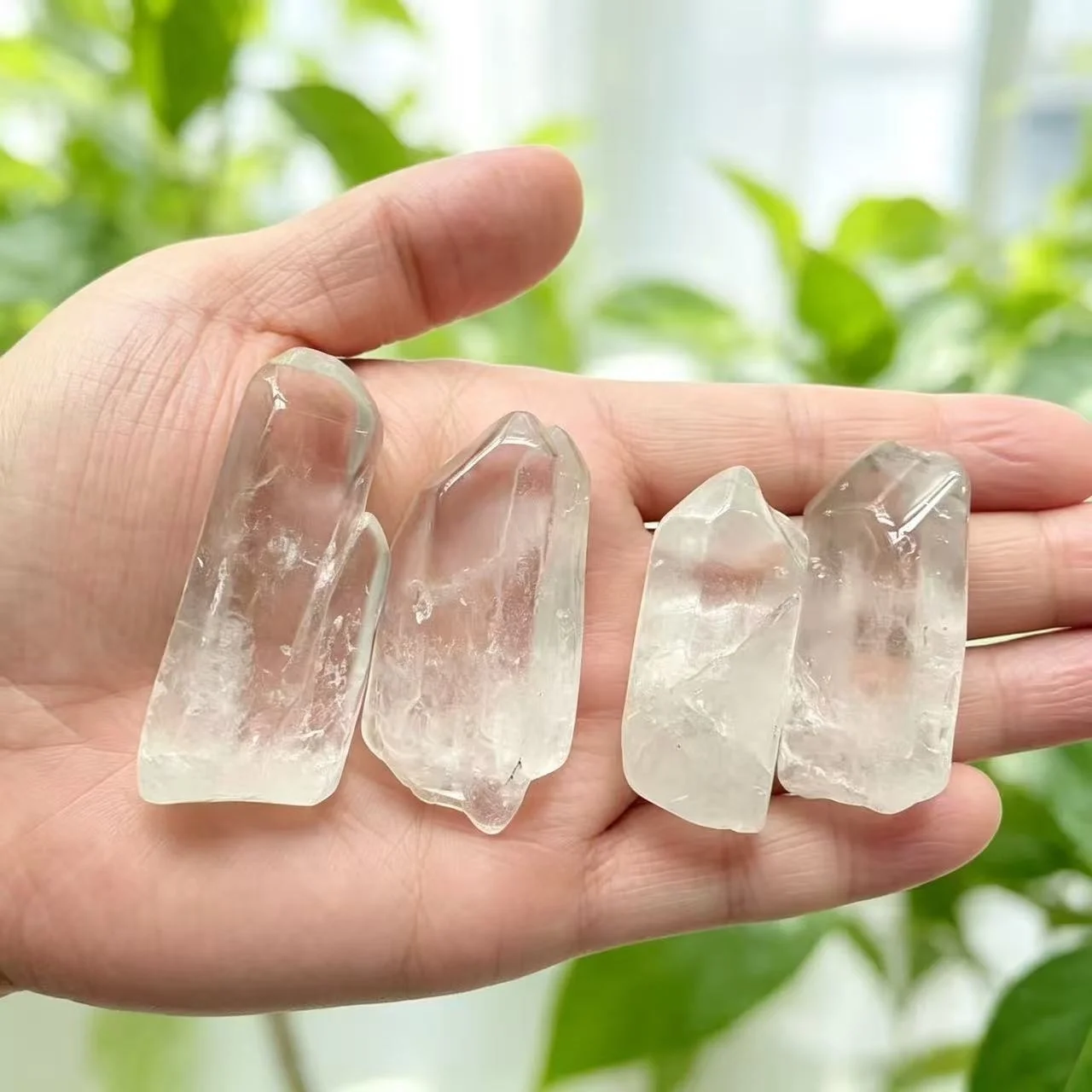 Clear Quartz Scepter Large Size 20-30g Single Terminated Point Crystal For Meditation Home Decor Glam
