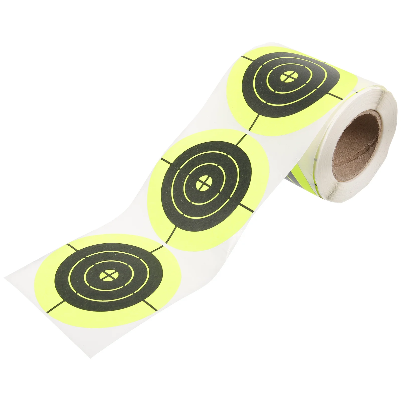 1 Roll Circle Stickers with Fluorescent Design Self-Adhesive Spot Labels for Target Practice Stickers Splatter