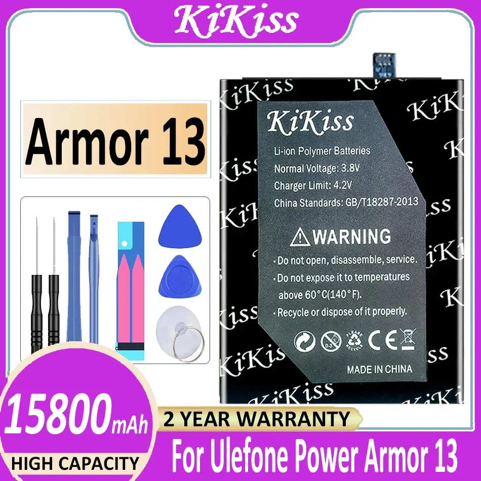 KiKiss 3097 Powerful Battery For Ulefone Power Armor 13 14 High Quality Batterij