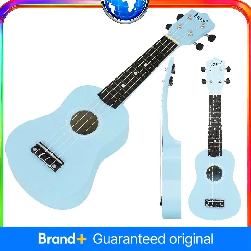 IRIN 21 pouces bleu ukulélé 4 cordes Mini guitare pour débutants filles Instrument à cordes