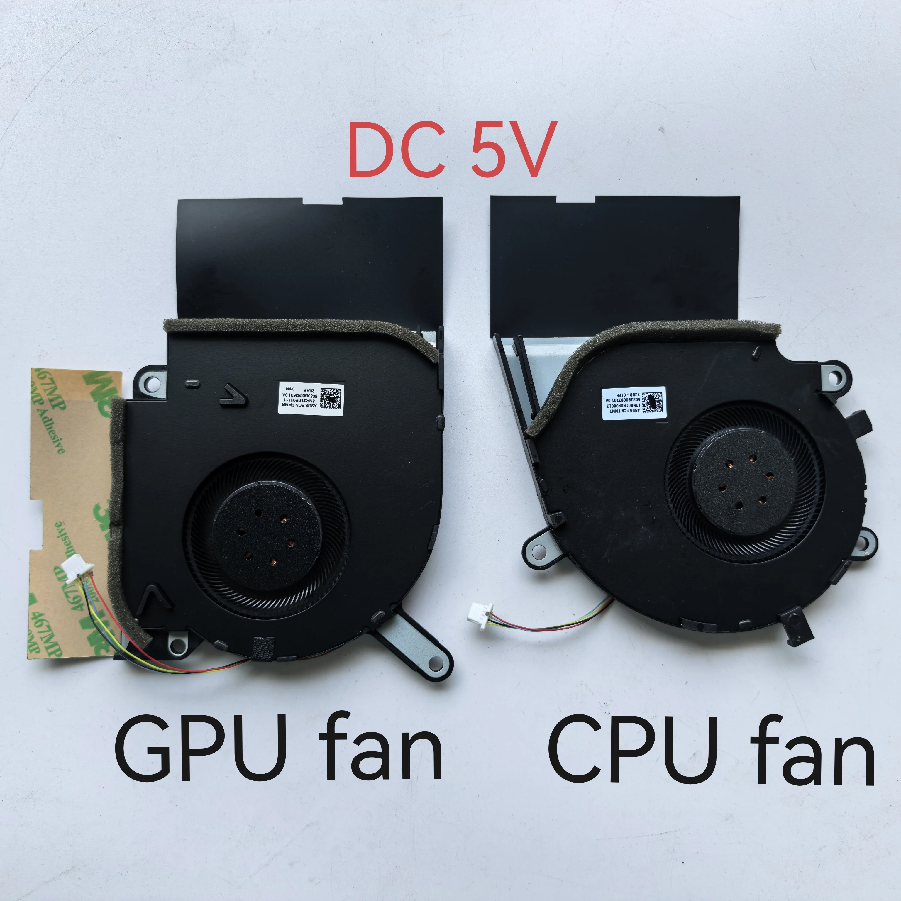 New laptop cpu&Gpu cooling fan for  Asus ROG  4Plus  G512L G712L G532L G732LW