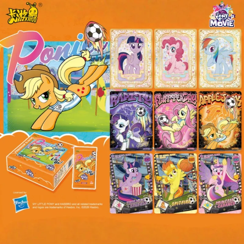 KAYOU My Little Pony Card Fun Video Package 8th Genuine Anime Cartoon Printing Collection Card Toy Ornaments Holiday Gifts