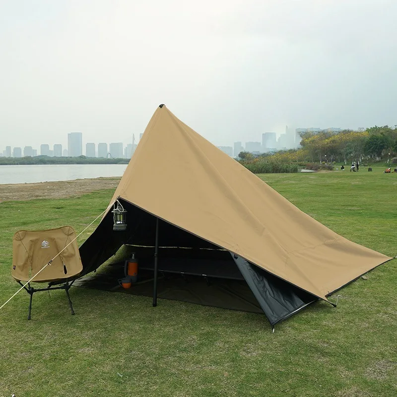 

Portable Beach Picnic Camping Shelter Square Outdoor Multi Hanging Point Sun Shelter Household Waterproof Camping Supplies