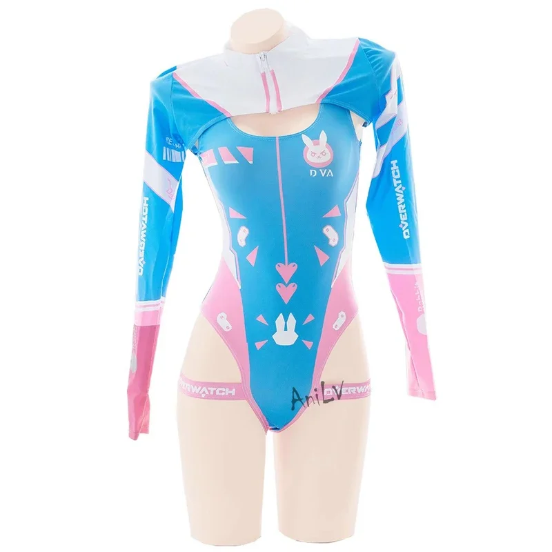 AniLV Sweet Girl Anime Game Bodysuit Swimsuit Unifrom Mech Syberpunk Printing Outfits Costumes Cosplay