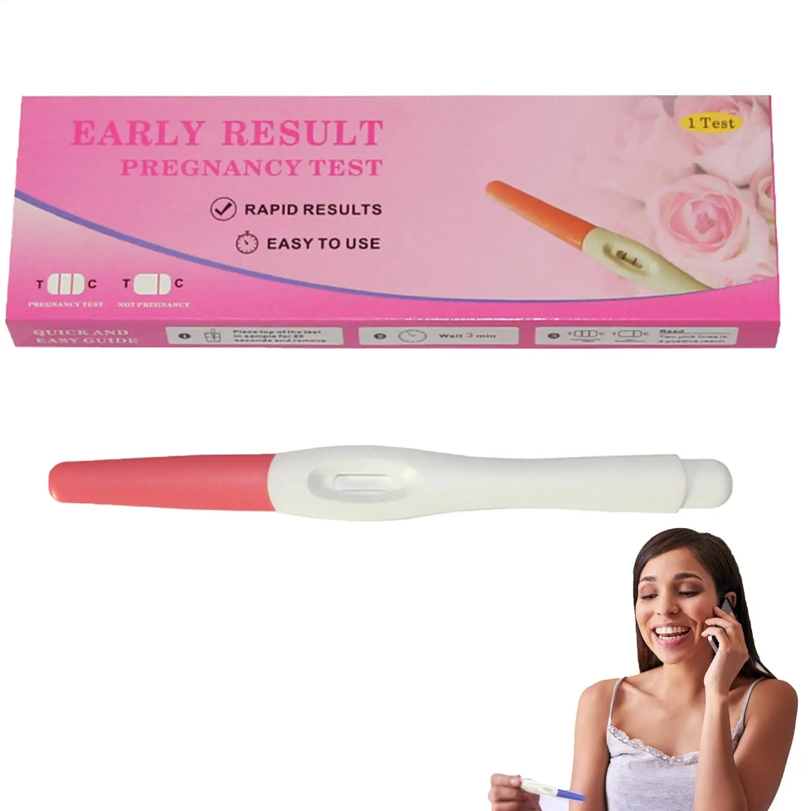 Fake Positive Pregnancy Test April Fools Day Practical Joke Prank Realistic Joke Indicator For Women Family Announcement