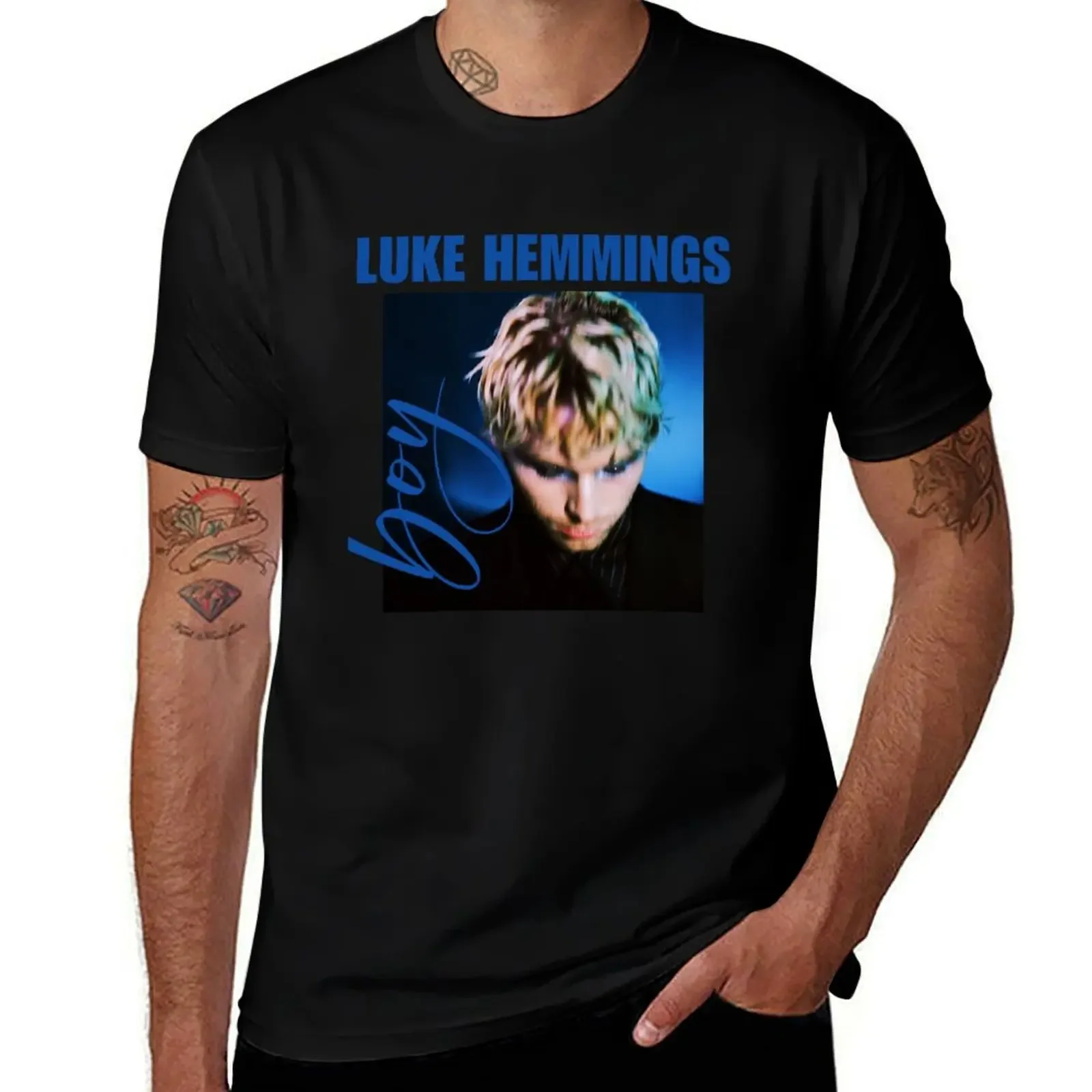 

Luke Hemmings Merch Luke Hemmings Boy T-Shirt Blouse croswit shirt man mens t shirts