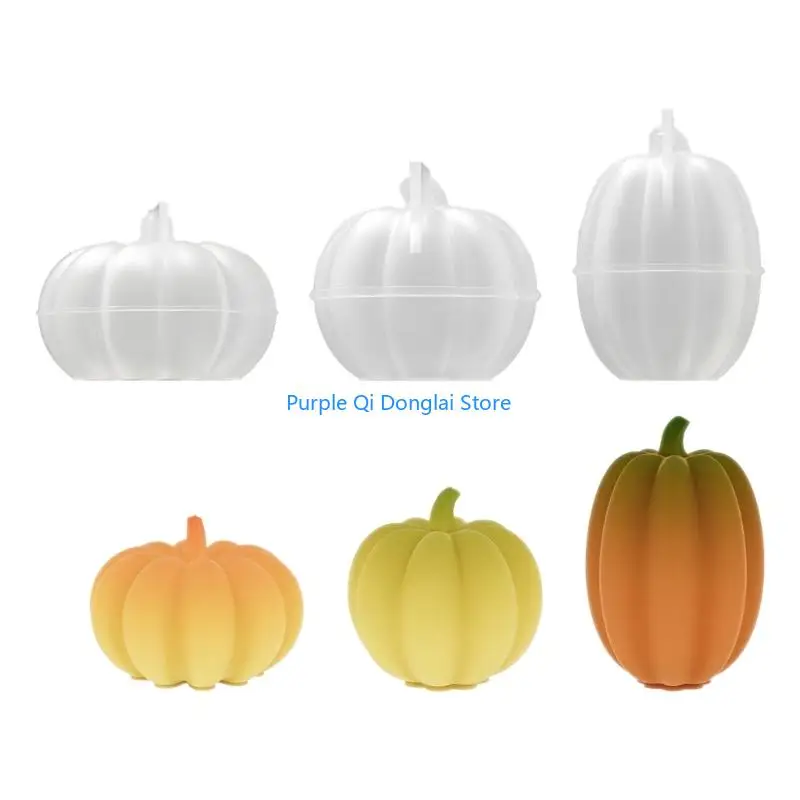 

L21E Reusable Mold Pumpkin Silicone Texture for Crafting Projects
