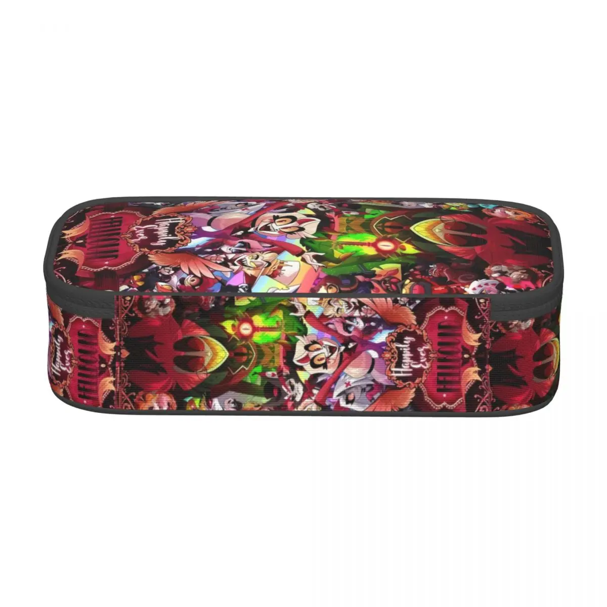 Imagem -04 - Personalizado América Hazbin Hotéis Lápis Case Meninos Meninas Anime Comédia Canção e Dança Pen Box Bolsa Acessórios Escolares