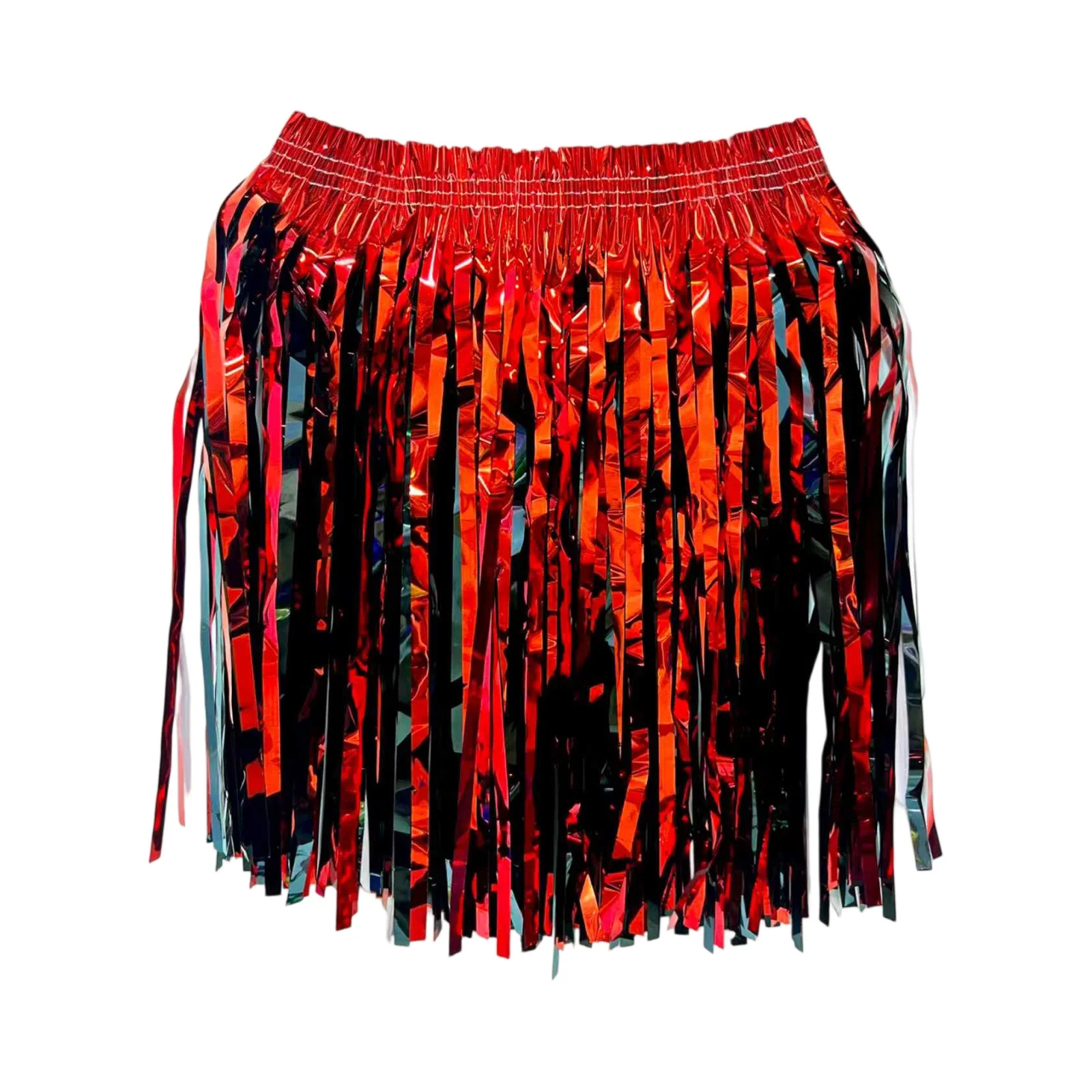 Mode Kind Karneval Tanz Performance Rainsilk Rock Kindertag Performance Kostüm Hawaiian Rainsilk Grass Rock Dress Up