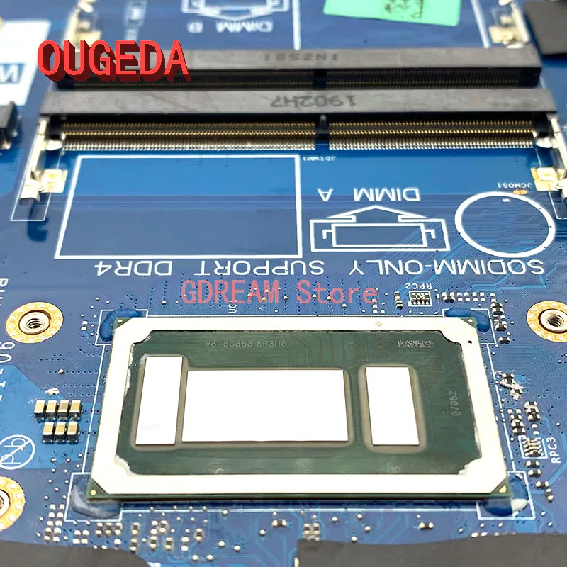 Imagem -05 - Ougeda-placa-mãe Laptop para Dell Inspiron 3481 3584 3781 Cn0m5kn5 Cn-08r7k3 0y381g 0x0yh6 0yk2k8 La-g714p