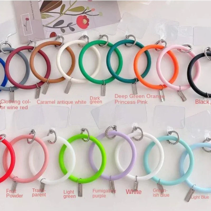 スポーツ、携帯電話ストラップ、女性のバングル、バックパックの装飾、創造性、車のキー、損失防止、男の子のためのシリコンソーノピールリストバンド