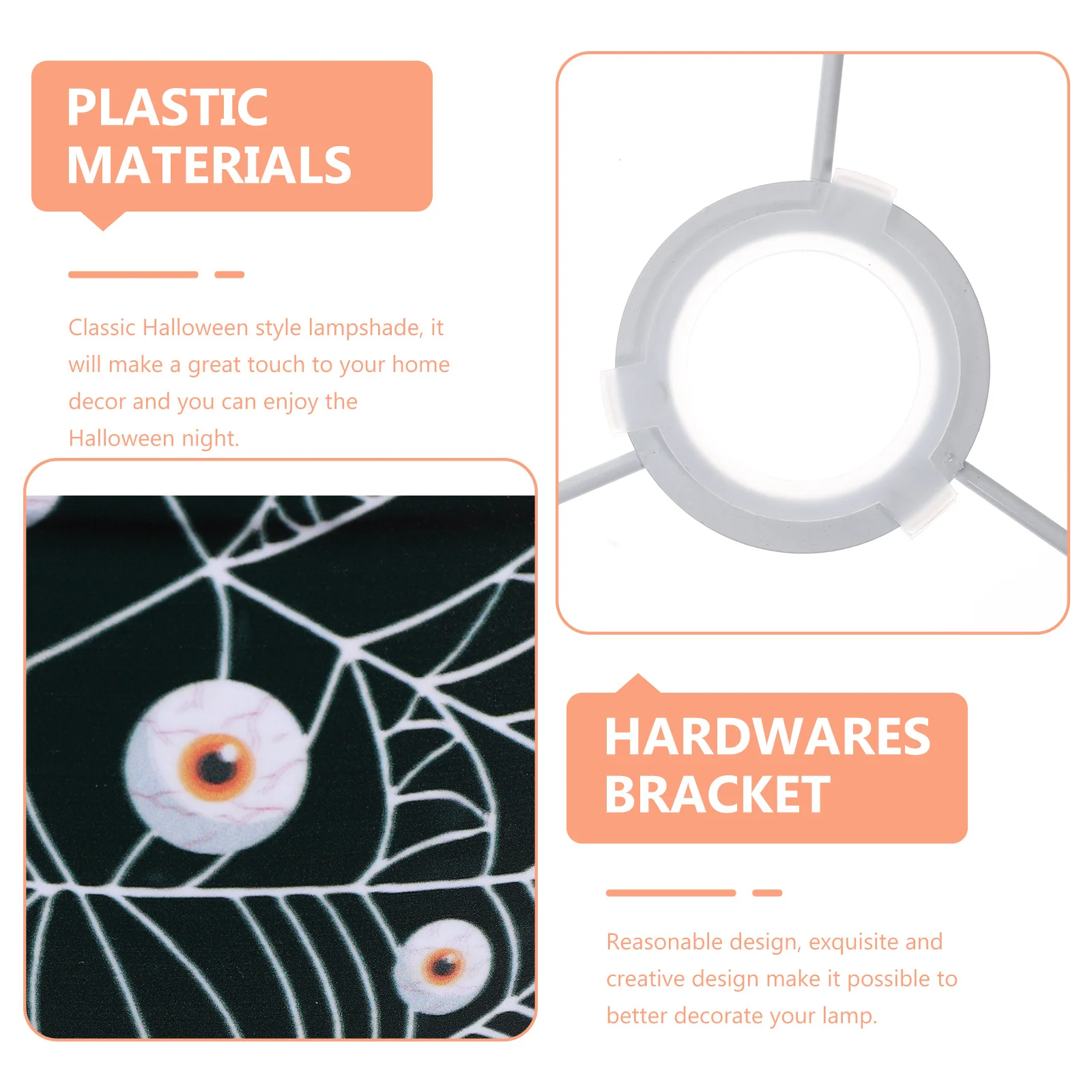 

Halloween Lamp Shade Cover For Table Lamps Classic Light Cover Indoor Decorations Halloween Party Home Bedroom Hotel Room