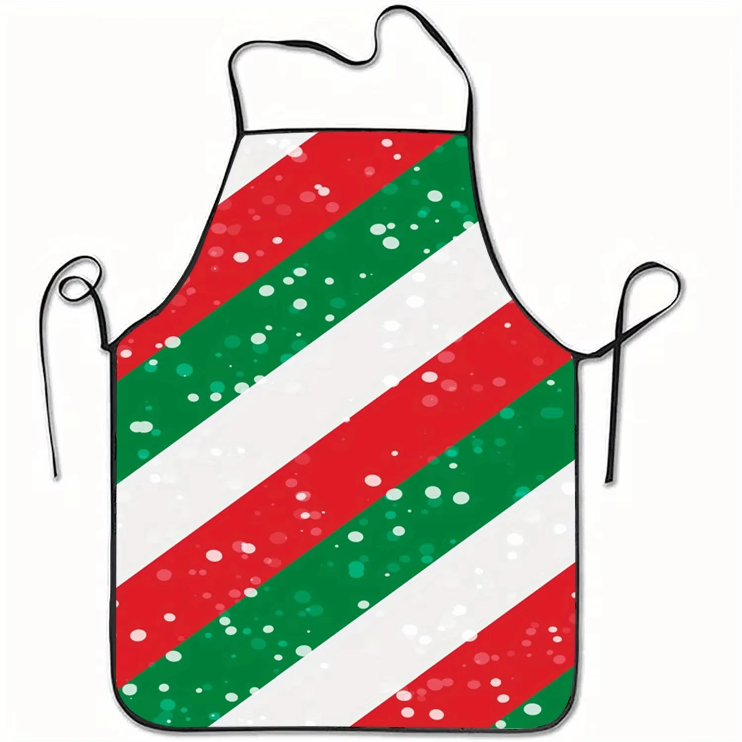 

1pc Christmas Theme Apron, Sleeveless Polyester Printed Apron for Home, Kitchen, Baking, and Work Holiday Theme, Festive Design