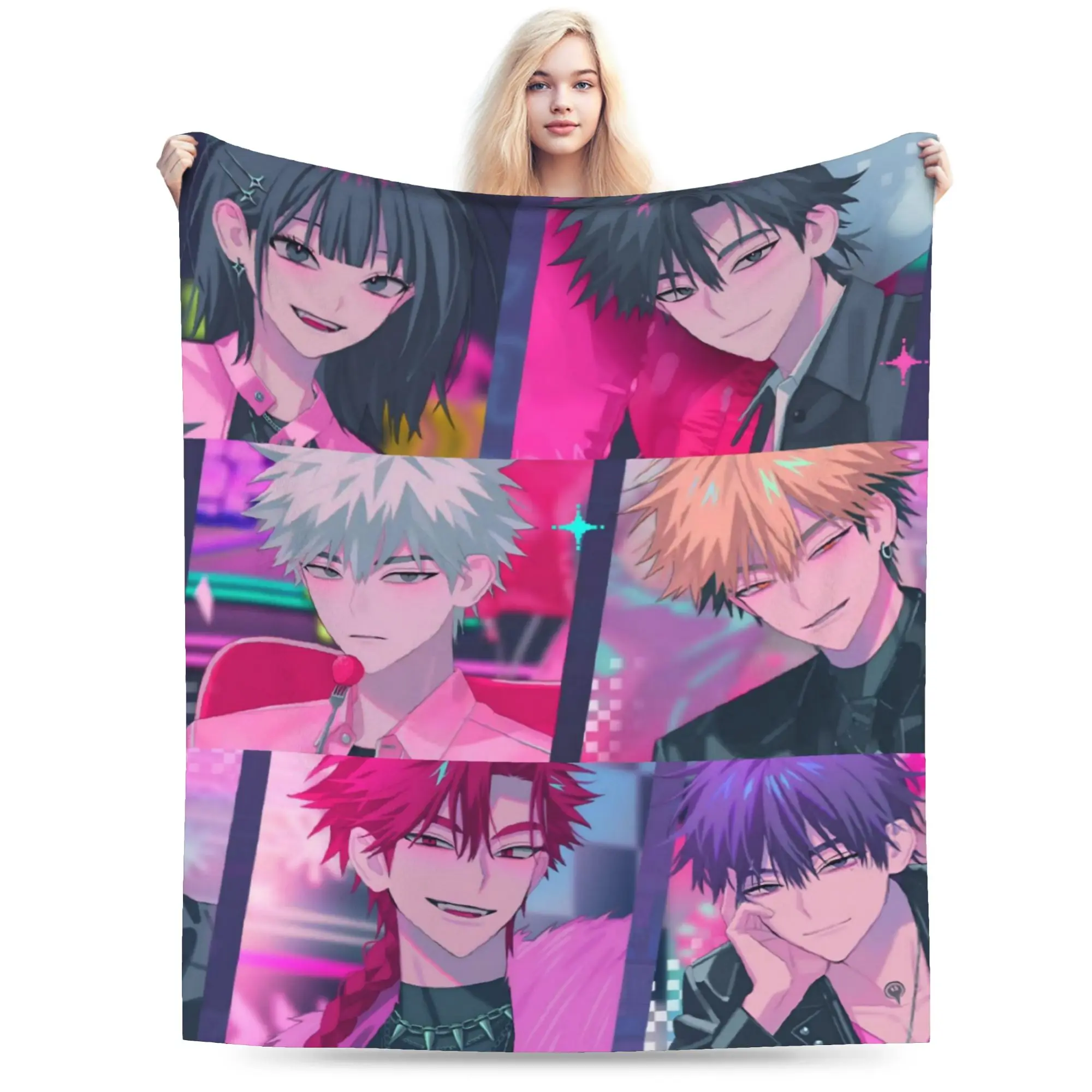 Link Click Merch Blanket Super Soft Warm  Throw Blankets for Sofa 50x60 Inches Multi-size Bedding Throws