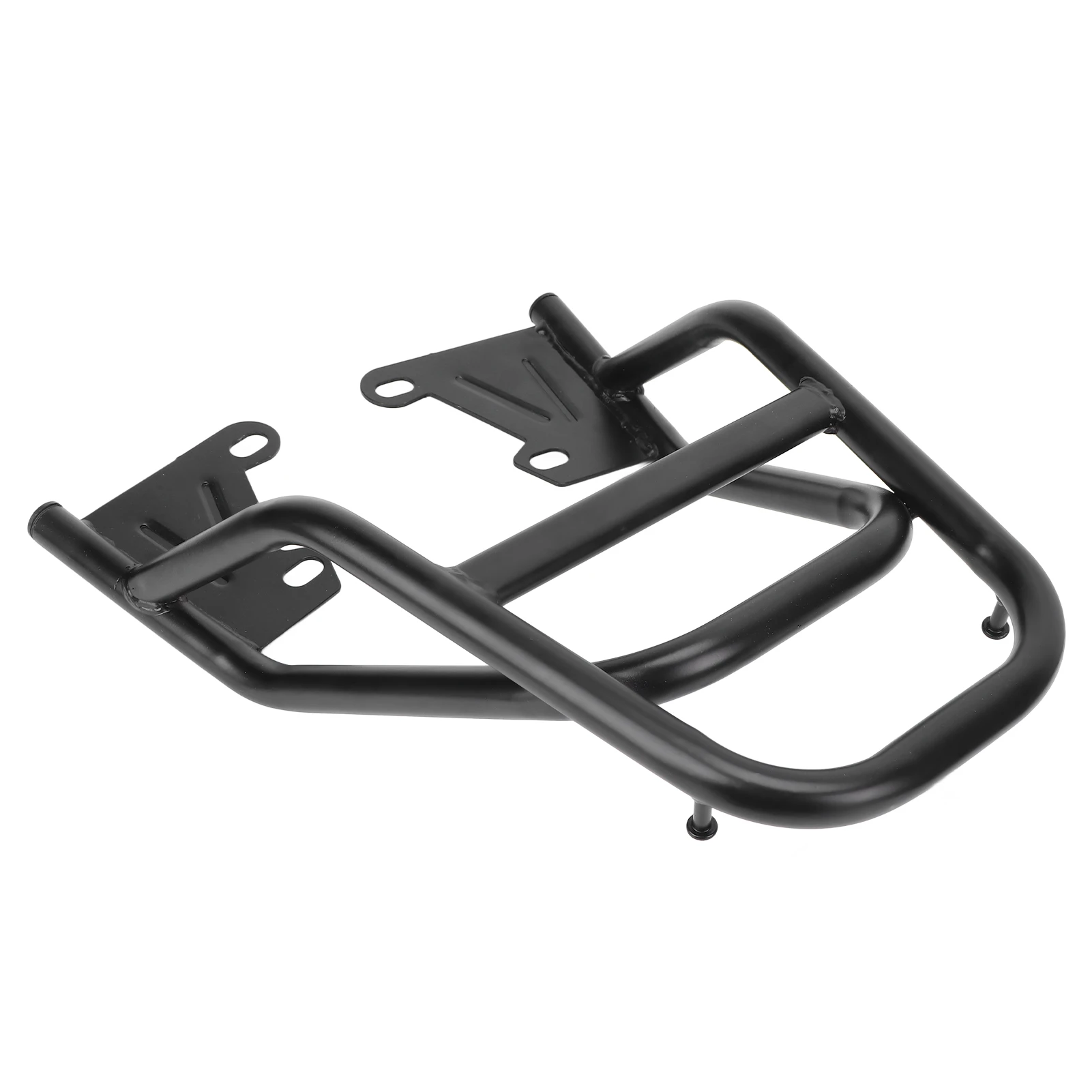Tylny bagażnik motocyklowy z uchwytami, stelaż bagażowy, uchwyt na kufer, żelazny, czarny, zamiennik do Grom MSX125 M3, wspornik topcase