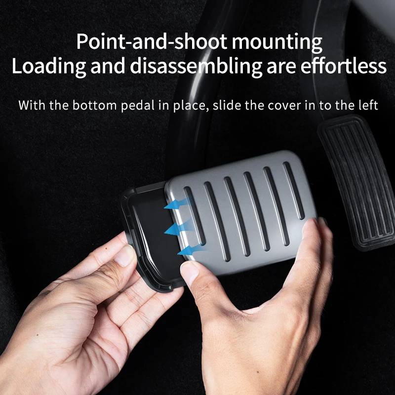 TESY For Tesla All Model YL Y Juniper Launch Model 3 Highland Accelerator Brake Pedal Anti Slip Foot Rest Cover 썸네일 4