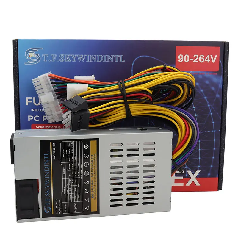 T.F.SKYWINDINTL ITX 350W Mini-ITX/Flex ATX 1U PSU for POS AIO System Desktop Gaming Server Small Form Factor Flex ITX Computer