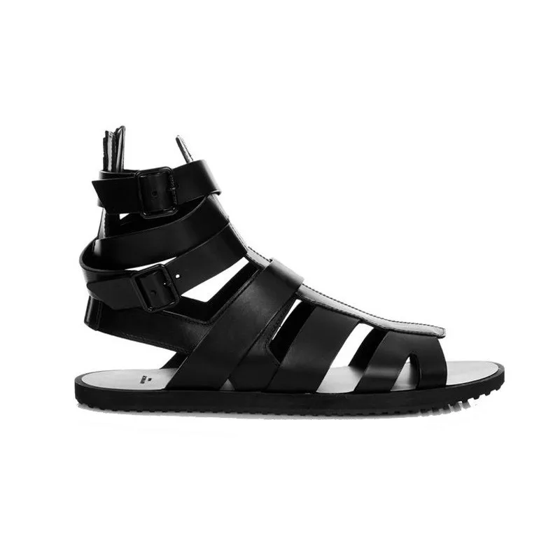 

Foreign Trade Men's Shoes 2023 New Men's Summer European and American Buckle High Top Beach Roman Sandals Size 38-48