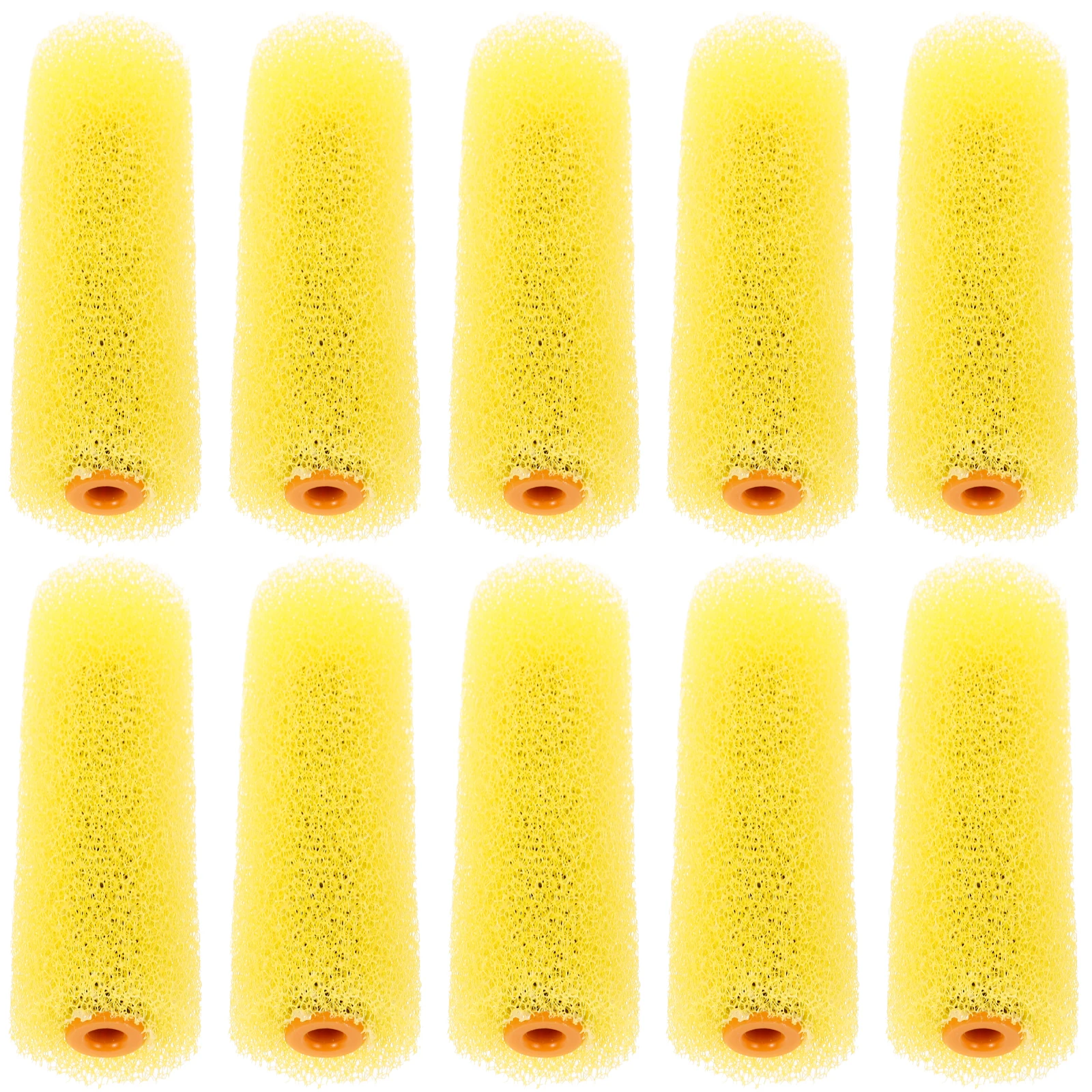 

10 Pcs 8 Inch Sponge Embroidery Roller Brush Replacement Covers for House Painting Walls Ceilings Furniture Corner Tools Paint