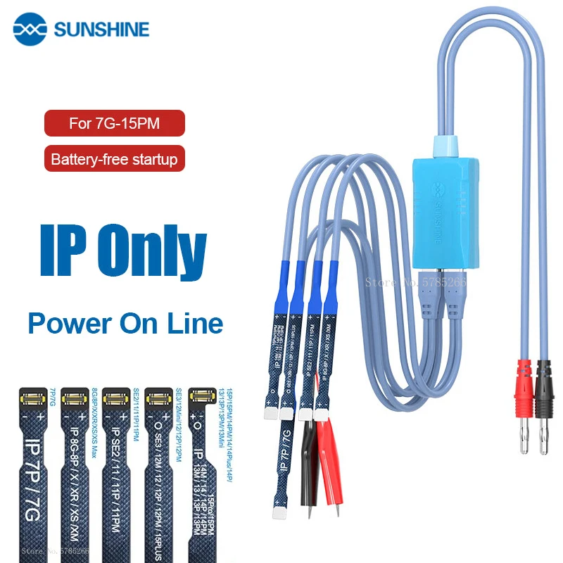 SUNSHINE SS-908E IP Power On line لهاتف iPhone 7G-15Pro Max كشف دقيق حماية من الحمل الزائد أداة إصلاح إيقاف التشغيل التلقائي